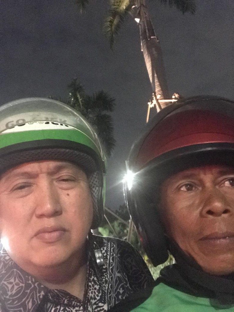 Hindari Macet Jakarta, Boy Thohir Naik Ojek Online Hindari Macet Jakarta, Boy Thohir Naik Ojek Online