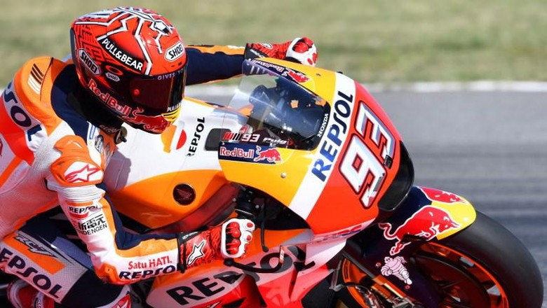 Marquez Kalahkan Petrucci Lewat Aksi Jelang Garis Finis Marquez Kalahkan Petrucci Lewat Aksi Jelang Garis Finis