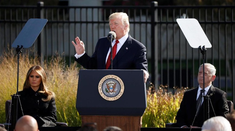 16 Tahun Tragedi 9/11, Trump: Amerika Tak Bisa Diintimidasi 16 Tahun Tragedi 9/11, Trump: Amerika Tak Bisa Diintimidasi