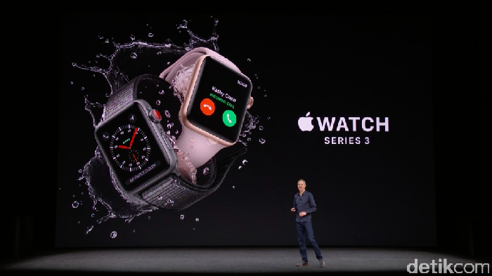Apple Watch Series 3 (Achmad Rouzni Noor II/detikINET) Apple Watch Series 3 (Achmad Rouzni Noor II/detikINET)