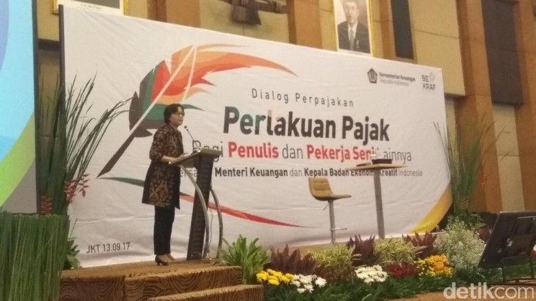 Dicecar Dee Lestari Soal Pajak Penulis, Ini Jawaban Sri Mulyani Dicecar Dee Lestari Soal Pajak Penulis, Ini Jawaban Sri Mulyani