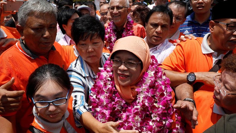 Resmi Jadi Presiden Muslimah Pertama Singapura, Ini Kata Halimah Resmi Jadi Presiden Muslimah Pertama Singapura, Ini Kata Halimah