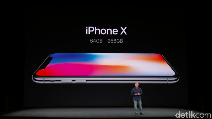 iPhone X (Achmad Rouzni Noor II/detikINET) iPhone X (Achmad Rouzni Noor II/detikINET)
