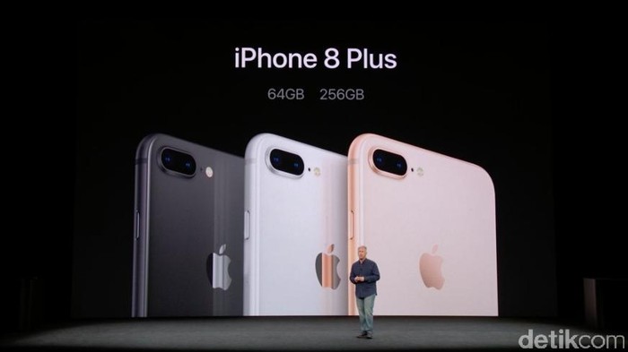 iPhone 8 Plus (Achmad Rouzni Noor II/detikINET) iPhone 8 Plus (Achmad Rouzni Noor II/detikINET)