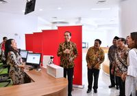 Saat Najwa Dampingi Jokowi Keliling Perpustakaan Tertinggi di Dunia