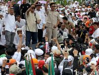 Prabowo di acara Aksi Bela Rohingya.