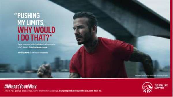 Gandeng David Beckham, AIA Luncurkan Kampanye #WhatsYourWhy Gandeng David Beckham, AIA Luncurkan Kampanye #WhatsYourWhy