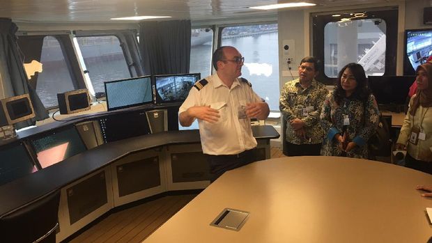 Kapal Riset Megah dari Prancis Mampir ke Jakarta