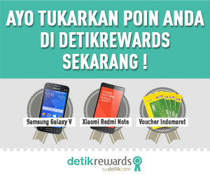 Kini Poin Anda Bisa Ditukar Dengan Hadiah di detikRewards.com Kini Poin Anda Bisa Ditukar Dengan Hadiah di detikRewards.com