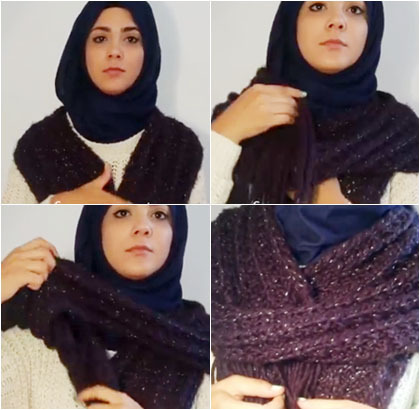 Hijab Style: 6 Trik Lilitkan Syal Saat Musim Dingin untuk Tampil Modis 6 Hijab Style: 6 Trik Lilitkan Syal Saat Musim Dingin untuk Tampil Modis 6