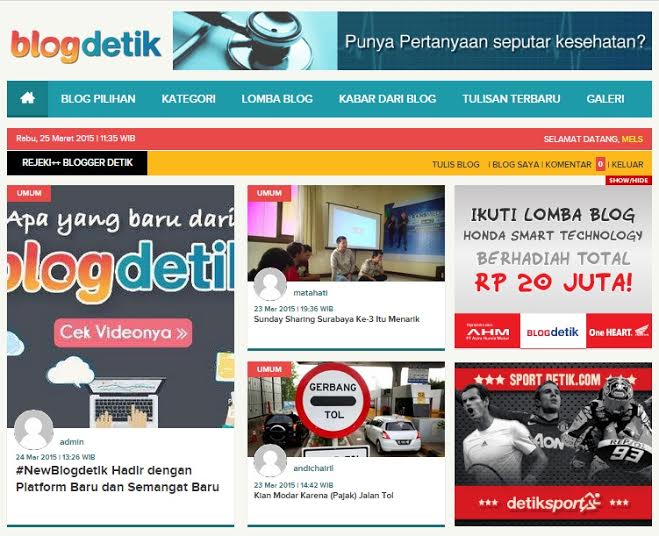 Blogdetik Eksis dengan Tampilan dan Platform Baru Blogdetik Eksis dengan Tampilan dan Platform Baru