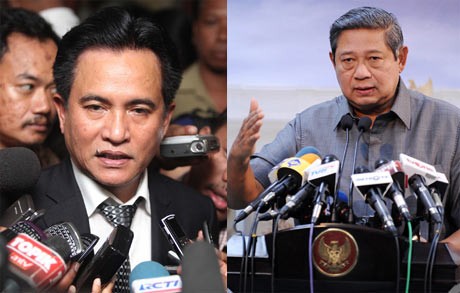 Yusril Kalahkan SBY di Pengadilan, Mensesneg Tertawa Yusril Kalahkan SBY di Pengadilan, Mensesneg Tertawa