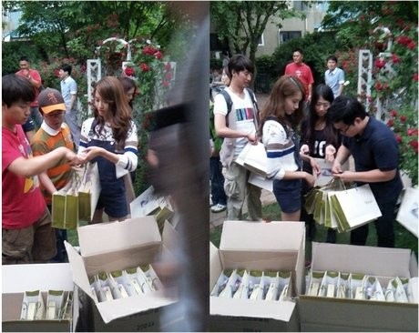 Yoona \SNSD\ Bagikan Vitamin untuk Seluruh Kru \Love Rain\ Yoona \SNSD\ Bagikan Vitamin untuk Seluruh Kru \Love Rain\