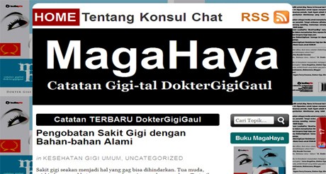 Screenshot magahaya.com Screenshot magahaya.com