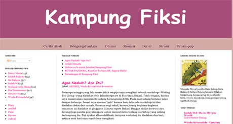 Screenshot www.kampungfiksi.com Screenshot www.kampungfiksi.com