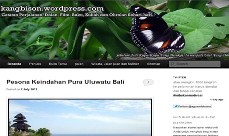 Screenshot kangbison.wordpress.com Screenshot kangbison.wordpress.com