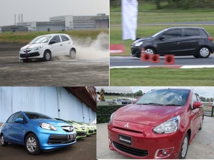 Mitsubishi Mirage Lawan Honda Brio Mitsubishi Mirage Lawan Honda Brio
