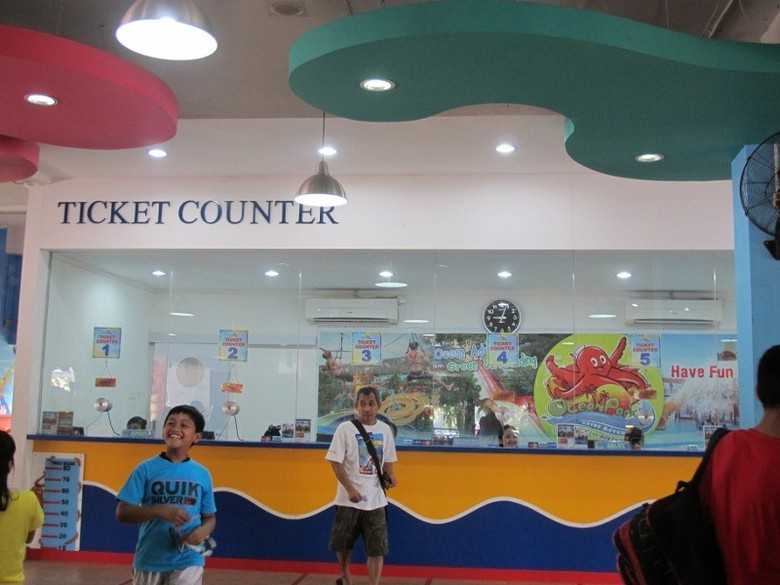 Ticket Counter di Ocean Park BSD (Sastri/ detikTravel) Ticket Counter di Ocean Park BSD (Sastri/ detikTravel)