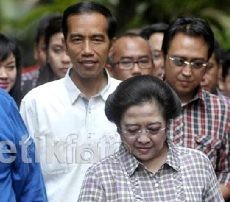 Jokowi Akan Temani Megawati ke TPS Jokowi Akan Temani Megawati ke TPS