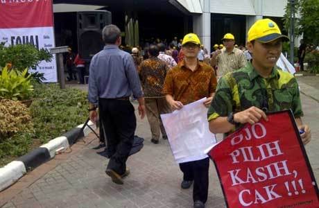 Demo karyawan Indosat (rou/inet) Demo karyawan Indosat (rou/inet)