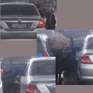 Polisi Ganti Spion Mobil yang Dipatahkan Anggota Brimob di Bogor Polisi Ganti Spion Mobil yang Dipatahkan Anggota Brimob di Bogor