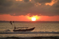Cantiknya sunset di Pangandaran Cantiknya sunset di Pangandaran