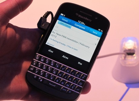 BlackBerry Q10 (ash/detikINET) BlackBerry Q10 (ash/detikINET)