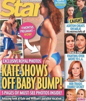 Majalah Star Tampilkan Foto Kehamilan Kate Middleton Lebih Jelas Majalah Star Tampilkan Foto Kehamilan Kate Middleton Lebih Jelas