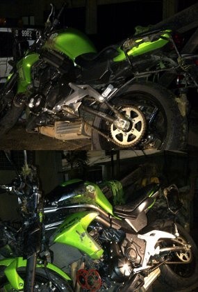 Ini Foto Moge Kawasaki E650 Ustad Jeffry Usai Kecelakaan Ini Foto Moge Kawasaki E650 Ustad Jeffry Usai Kecelakaan
