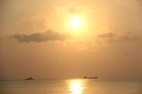 Sunrise di Pantai Teluk Penyu, Cilacap Sunrise di Pantai Teluk Penyu, Cilacap