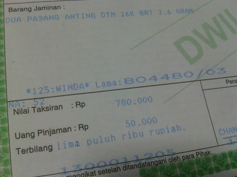 Pinjam Uang Rp 50.000 di Pegadaian Tetap Dilayani Pinjam Uang Rp 50.000 di Pegadaian Tetap Dilayani
