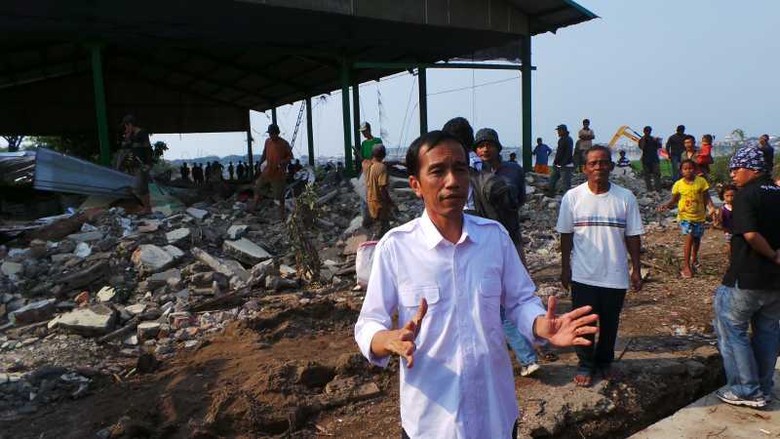 Rusun Relokasi Belum Jadi, Jokowi: Keruk Terus Waduk Pluit, Bukan Gusur Rusun Relokasi Belum Jadi, Jokowi: Keruk Terus Waduk Pluit, Bukan Gusur