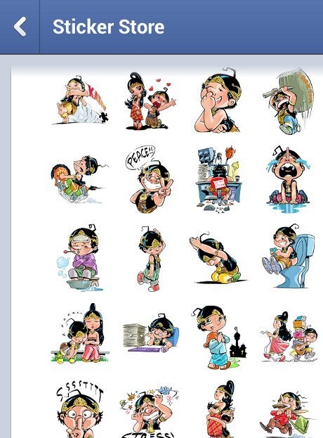 Stiker Wayang Unyu (facebook) Stiker Wayang Unyu (facebook)