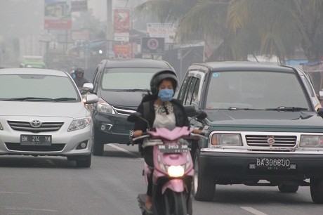 Kabut Asap Masih Selimuti Pekanbaru Pagi Ini Kabut Asap Masih Selimuti Pekanbaru Pagi Ini