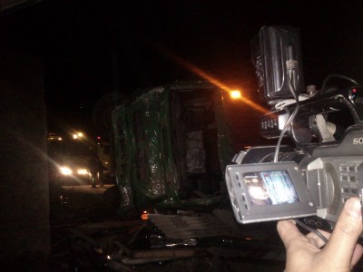 Tabrakan Beruntun di Garut, Akibat Kontainer Alami Rem Blong Tabrakan Beruntun di Garut, Akibat Kontainer Alami Rem Blong