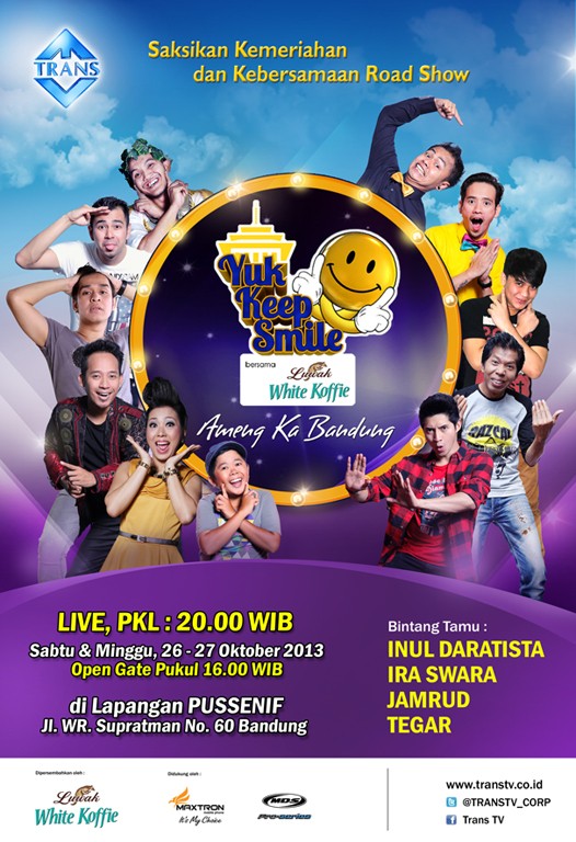 \Yuk Keep Smile\ Roadshow ke Bandung Akhir Pekan Ini \Yuk Keep Smile\ Roadshow ke Bandung Akhir Pekan Ini