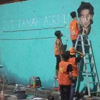 Wiji Thukul Jadi Ikon Barisan Pengingat dan Mural Wiji Thukul Jadi Ikon Barisan Pengingat dan Mural