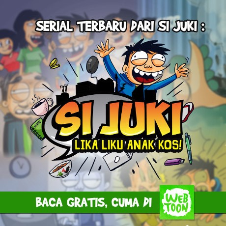 Komik Si Juki Lika Liku Anak Kos Hadir di Webtoon Indonesia Komik Si Juki Lika Liku Anak Kos Hadir di Webtoon Indonesia