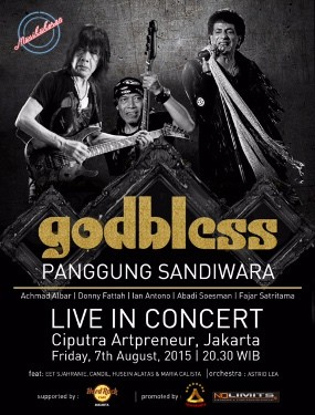 God Bless Gelar Konser Panggung Sandiwara Agustus God Bless Gelar Konser Panggung Sandiwara Agustus
