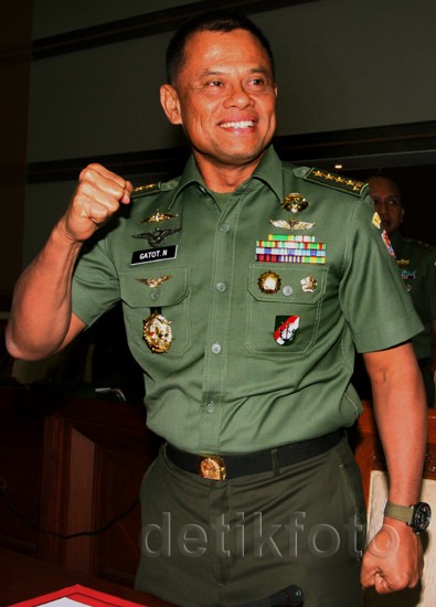 Jenderal Gatot Jalani Ujian Calon Panglima TNI