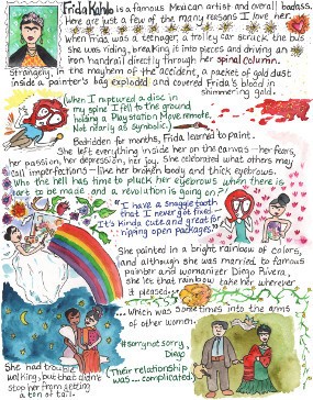 Kartunis Philadelphia Bikin Komik tentang Frida Kahlo Kartunis Philadelphia Bikin Komik tentang Frida Kahlo