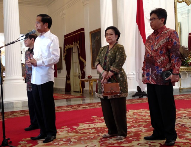 Jokowi Bertemu Megawati di Istana Merdeka
