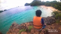 Pantai 3 Warna dari ketinggian Pantai 3 Warna dari ketinggian