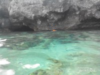 Tebing di Pulau Kambing Tebing di Pulau Kambing