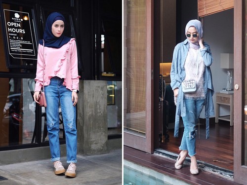 Foto: 4 Model Celana Jeans yang Tren Dipakai Selebgram Hijab Foto: 4 Model Celana Jeans yang Tren Dipakai Selebgram Hijab