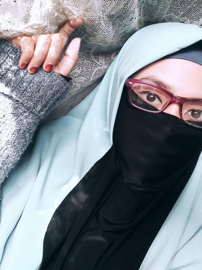 Foto: Gaya Hijab Bercadar Remaja Bogor yang Populer Instagram ...