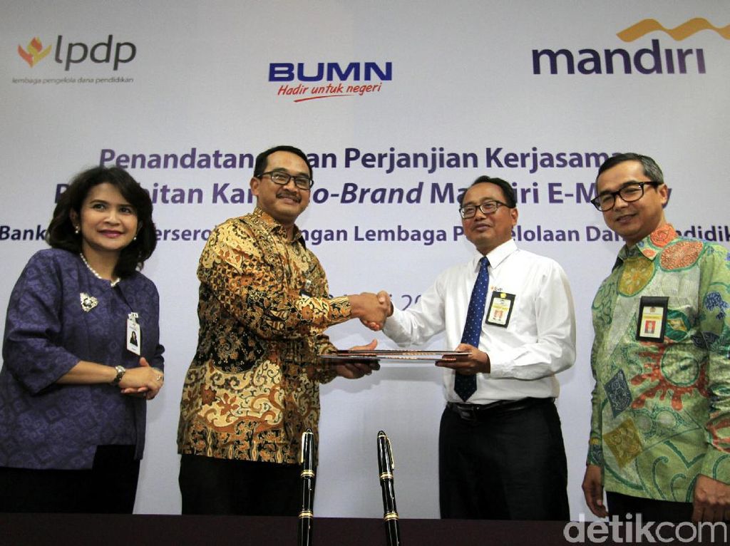 Bank Mandiri dan LPDP Kerja Sama Penerbitan Uang Elektronik Bank Mandiri dan LPDP Kerja Sama Penerbitan Uang Elektronik